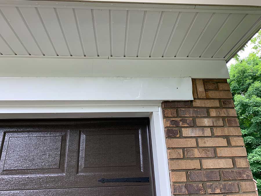 Soffit Cleaning in St. Michael
